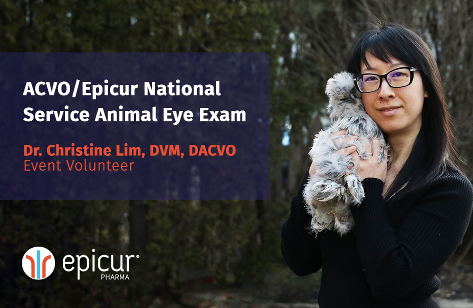 ACVO/Epicur National Service Animal Eye Exam Event: A Firsthand Perspective from Ophthalmologist Dr. Christine Lim