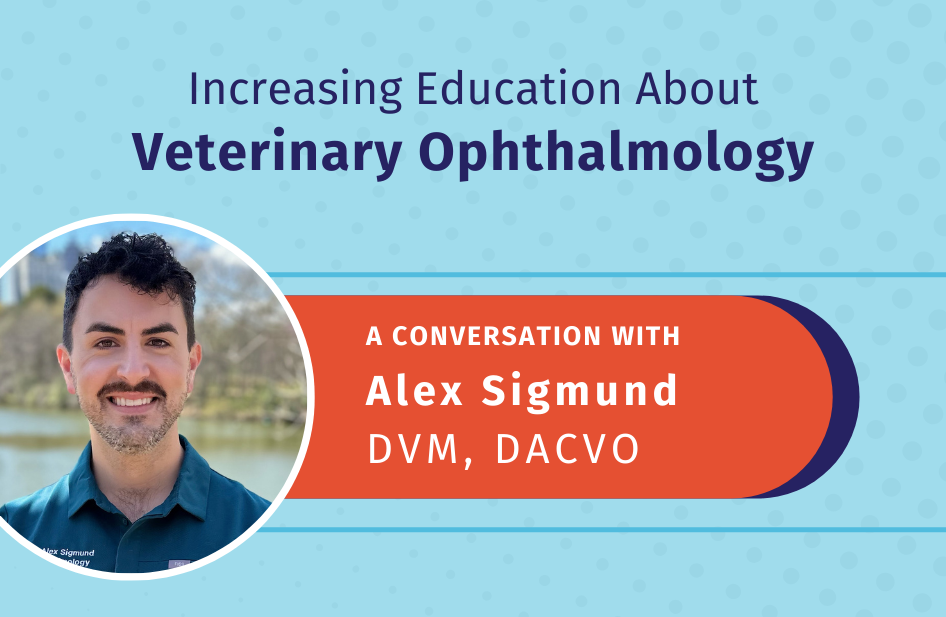 Increasing Education Around Veterinary Ophthalmology: A Conversation with Alex Sigmund, DVM, DACVO