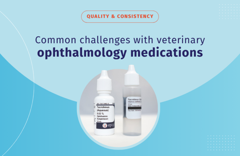 eye drop bottles on light blue background